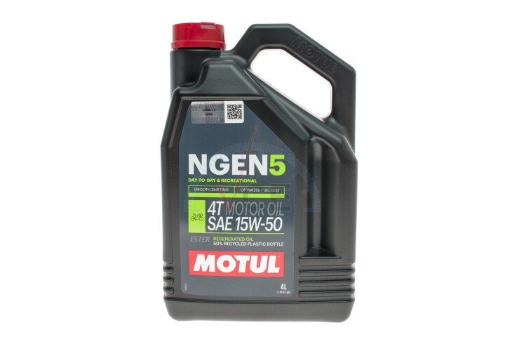 Моторна олива для 4-х тактних двигунів NGEN 5 4T 15W50 4л MOTUL 839341 (фото 1)