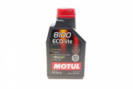 Моторна олива 8100 Eco-Lite 5W30, 1л (108212) MOTUL 839511