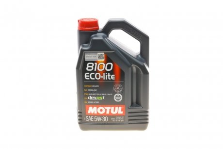 Моторное масло 8100 Eco-Lite 5W30, 4л (108213) MOTUL 839554