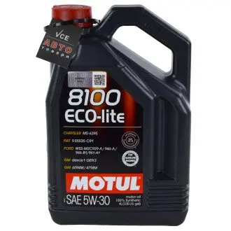 Моторное масло 8100 Eco-lite 5W30 4л MOTUL 839554