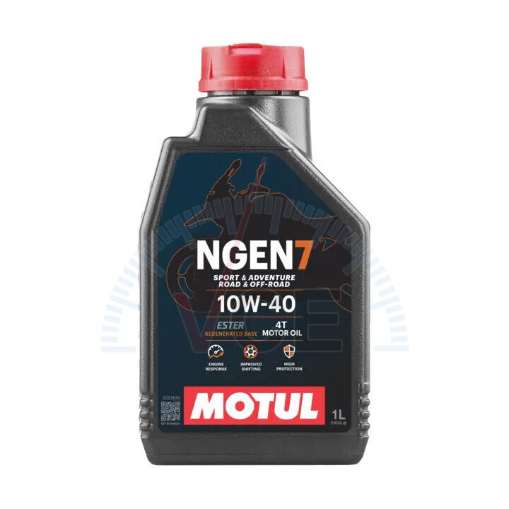 Моторна олива NGEN 7 4T SAE 10W40 1л (111835) MOTUL 839601 (фото 1)