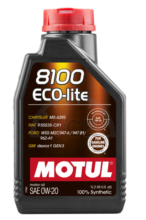 Моторное масло 8100 Eco-lite 0W20 1л MOTUL 841111 (фото 1)