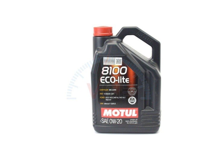 Моторна олива 8100 Eco-lite 0W20 5л MOTUL 841151 (фото 1)