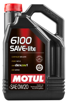 Моторна олива 6100 Save-lite 0W20 4л MOTUL 841250