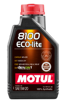 Моторное масло 8100 Eco-lite 5W20 1л MOTUL 841411