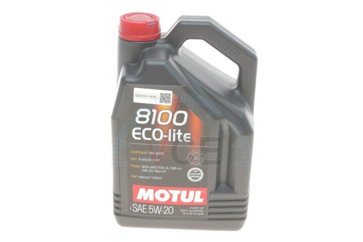 Моторное масло 8100 Eco-lite 5W20 5л (109104) MOTUL 841451 (фото 1)