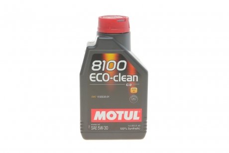Моторное масло 8100 Eco-Clean 5W30, 1л (101542) MOTUL 841511