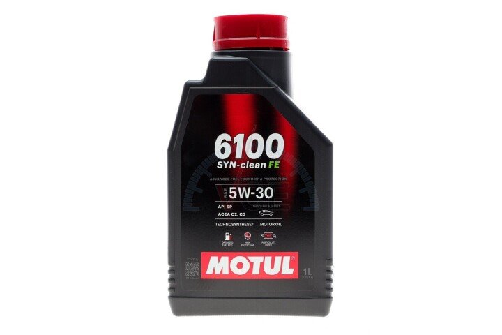 Моторна олива 6100 Syn-clean FE 5W30 1л MOTUL 841711 (фото 1)