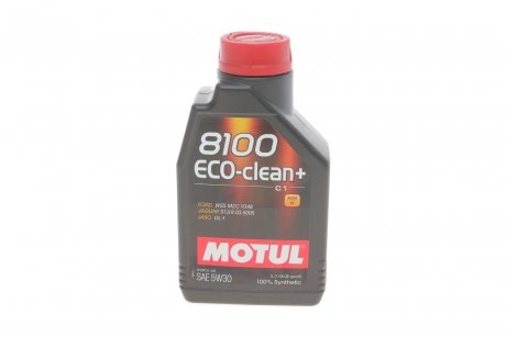 Масло моторное 5W30 ECO-clean+ 8100, 1л (101580) MOTUL 842511