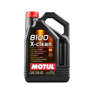 Моторное масло 8100 X-clean Gen2 5W40 4л (104720) MOTUL 843450