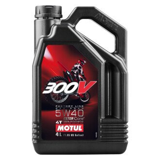 Моторна олива 300V 4T Factory Line Off Road SAE 5W40 4л (104135) MOTUL 845641