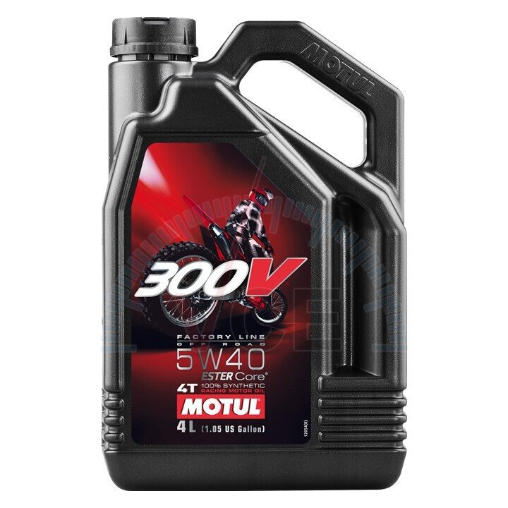 Моторна олива 300V 4T Factory Line Off Road SAE 5W40 4л (104135) MOTUL 845641 (фото 1)