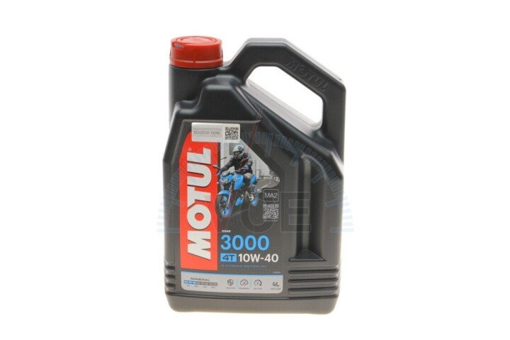 Моторна олива 3000 4T SAE 10W40 4л (107693) MOTUL 846041 (фото 1)