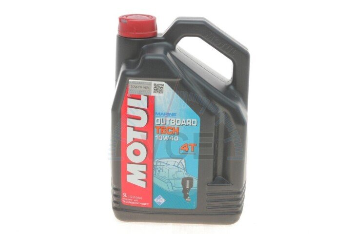 Моторна олива Outboard Tech 4T SAE 10W40 5л (106354) MOTUL 852251 (фото 1)