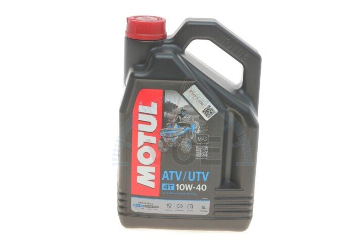 Моторна олива ATV-UTV 4T SAE 10W40 4л (105879) MOTUL 852641 (фото 1)