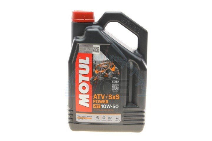 Моторна олива ATV-SxS Power 4T SAE 10W50 4л (105901) MOTUL 853641 (фото 1)