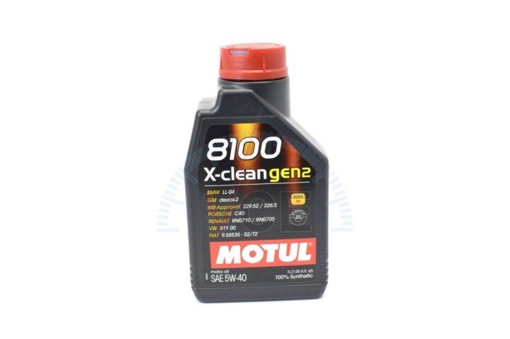 Моторное масло 8100 X-clean Gen2 5W40 1л (109761) MOTUL 854111 (фото 1)