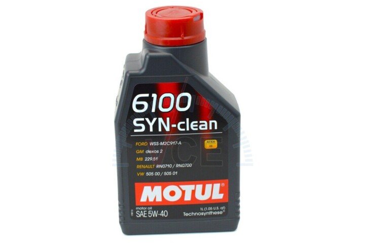 Моторна олива 6100 Syn-clean 5W40 1л (107941) MOTUL 854211 (фото 1)