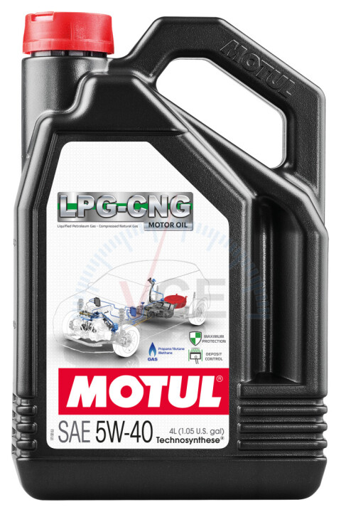 Моторное масло LPG-CNG 5W40 4л MOTUL 854654 (фото 1)