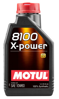 Моторное масло 8100 X-Power 10W60 1л MOTUL 854811 (фото 1)