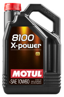 Моторное масло 8100 X-Power 10W60 4л MOTUL 854841