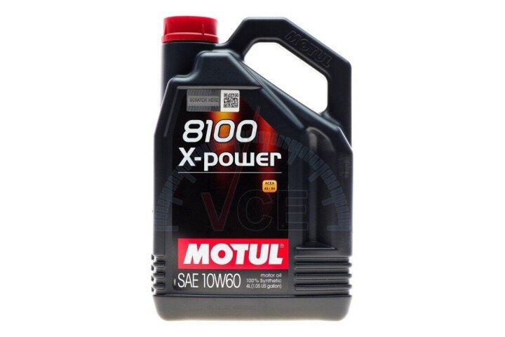 Моторное масло 8100 X-power 10W60 4л (106143) MOTUL 854841 (фото 1)