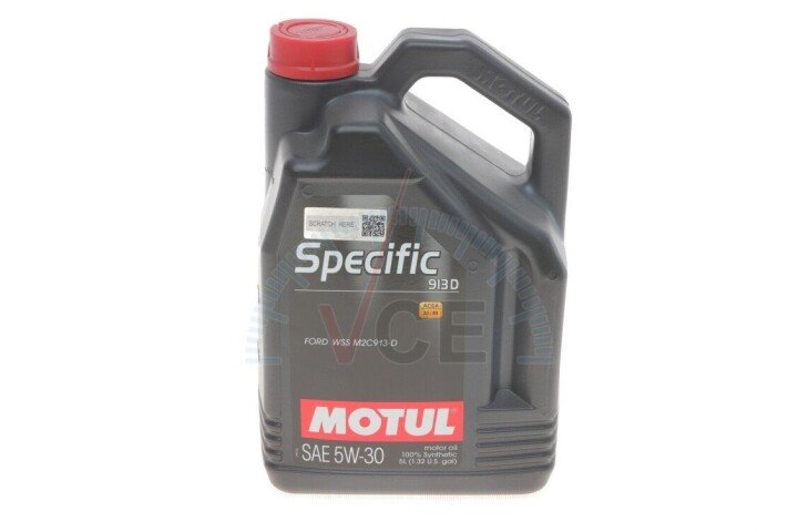 Моторное масло Specific 913D 5W30 5л (104560) MOTUL 856351 (фото 1)