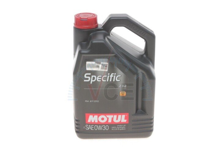 Моторное масло Specific 2312 0W30 5л (106414) MOTUL 867551 (фото 1)