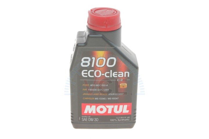 Моторное масло 8100 Eco-clean 0W30 1л (102888) MOTUL 868011 (фото 1)