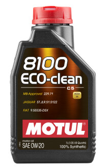 Моторное масло 8100 Eco-clean 0W20 1л MOTUL 868111