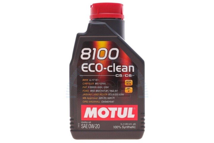 Моторна олива 8100 Eco-clean 0W20 1л (108813) MOTUL 868111 (фото 1)