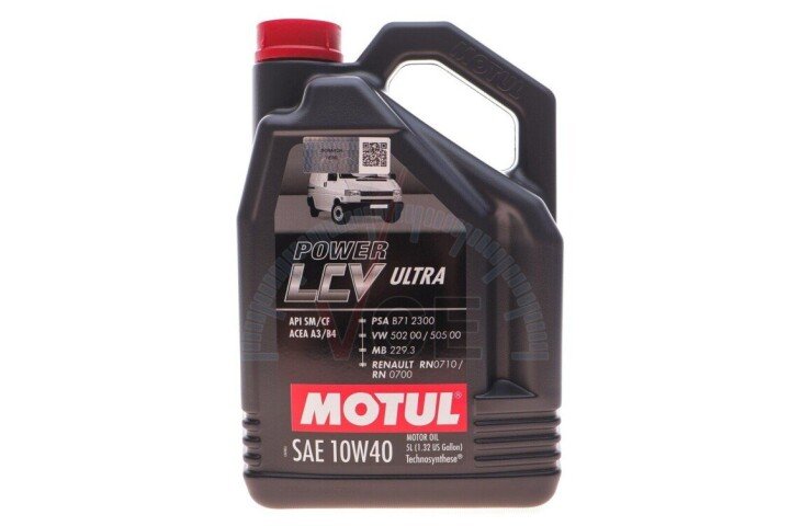 Моторное масло Power LCV Ultra 10W40 5л (106156) MOTUL 874151 (фото 1)