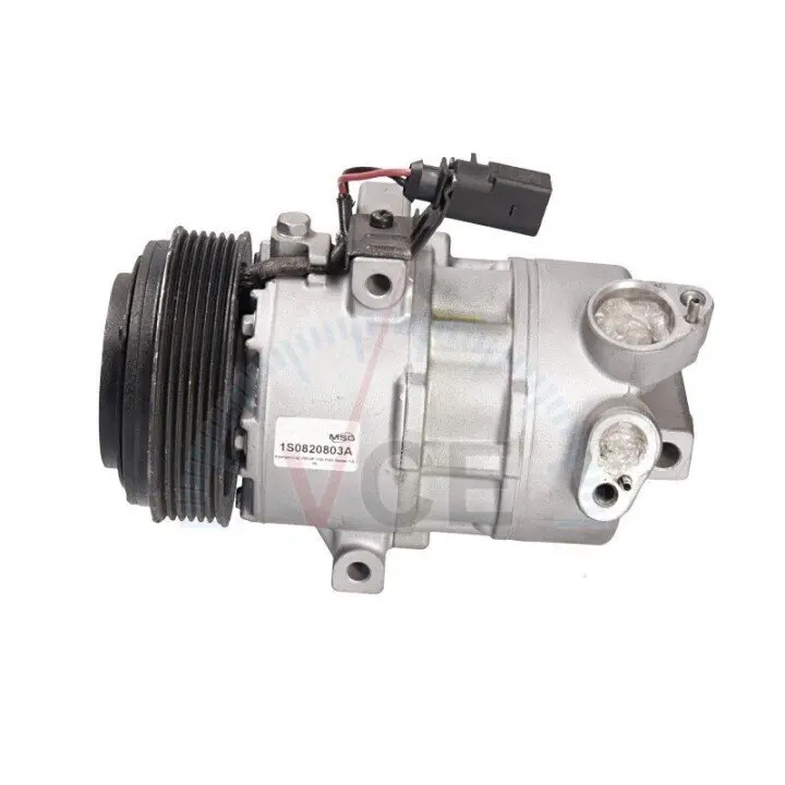 Фото 1 - Компрессор кондиционера skoda fabia ii (5j5, 5j2) 07-14; seat mii (kf1, ke1) 11-19; vw up! (121, 122, bl1, bl2) 11-20 MSG 1S0820803A R Компрессор кондиционера skoda fabia ii (5j5, 5j2) 07-14; seat mii (kf1, ke1) 11-19; vw up! (121, 122, bl1, bl2) 11-20 MSG 1S0820803A R (фото 1)