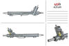 Рулевая рейка с ГУР восстановлена Audi A6 97-04, Audi A6 04-11 MSG AU216R (фото 1)