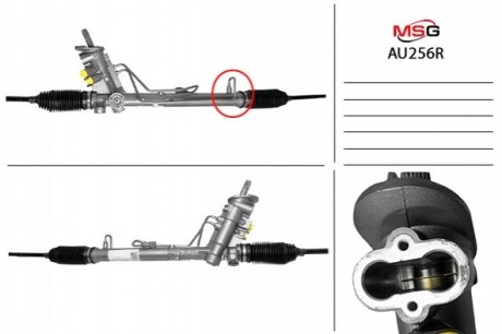Рулевая рейка с ГПК восстановлена AUDI A2 (8Z0) 00-05 MSG AU256R (фото 1)