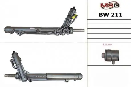 Рульова рейка з гпк нова bmw х5 e-53 1999-2007 MSG BW211