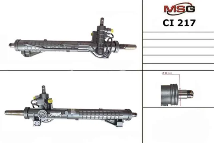 Фото 1 - Рулевая рейка с ГУР – новая Fiat Scudo 95-07, Peugeot Expert 95-07, Citroen Jumpy 95-07 MSG CI217 Рулевая рейка с ГУР – новая Fiat Scudo 95-07, Peugeot Expert 95-07, Citroen Jumpy 95-07 MSG CI217 (фото 1)