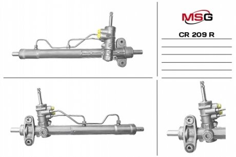 Рульова рейка з ГПК відновлена CHEVROLET MATIZ (M200, M250) 05- MSG CR209R (фото 1)