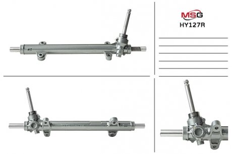 Рулевая рейка без ГПК восстановлена HYUNDAI SONATA VI 2010-2014; KIA OPTIMA 2010- USA MSG HY127R