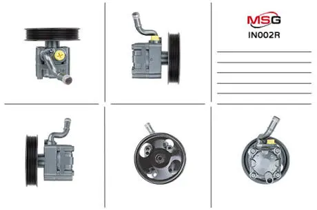 Насос ГПК восстановлен Infiniti FX 03-08 MSG IN002R