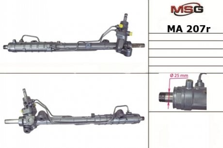 Рулевая рейка с ГПК восстановлена MAZDA 6 (GG) 02-07,6 Hatchback (GG) 02-07,6 Station Wagon (GY) 02-07 MSG MA207R (фото 1)