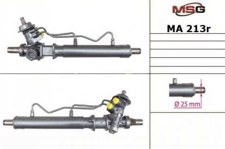 Рулевая рейка с ГПК восстановлена MAZDA MX-3 91-94 MSG MA213R (фото 1)