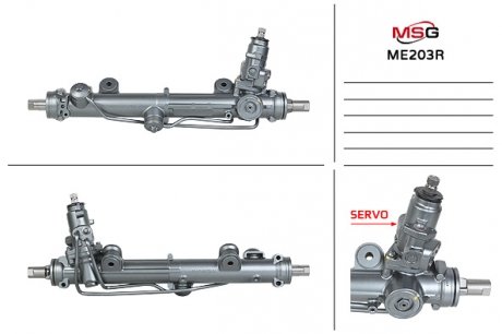 Рулевая рейка с гпк восстановлена mercedes cw 203 00-07 serv MSG ME203R (фото 1)