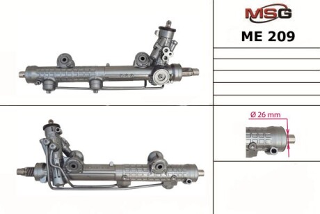 Рулевая рейка с ГПК новая Mercedes-Benz CLS C219 03-10, Mercedes-Benz E-Class W211 02-09 MSG ME209