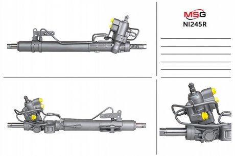 Рулевая рейка с ГПК восстановлена NISSAN MURANO 2.5D AWD 2011- MSG NI245R
