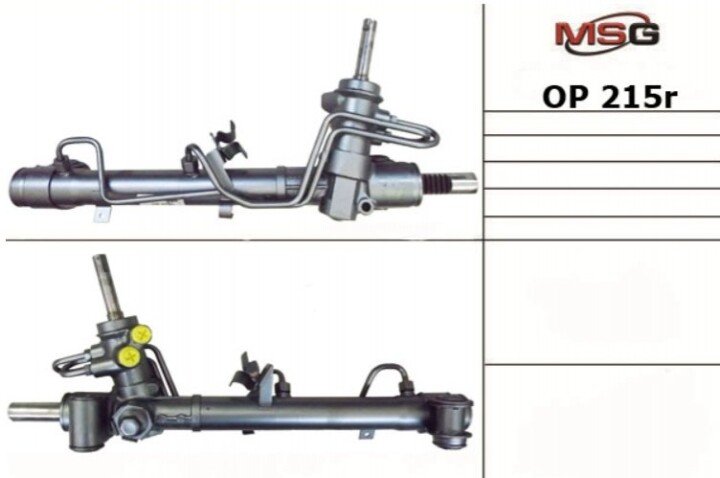 Рулевая рейка из ГПК восстановлена OPEL ASTRA G 98-, OPEL ZAFIRA 98-05 MSG OP 215R (фото 1)