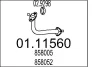 Труба глушника (передня частина) opel astra f vectra a 1.4/1.6 91-05 MTS 01.11560 (фото 1)
