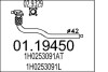 Труба выхлопного газа MTS 01.19450 (фото 1)