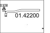 Труба вихлопного газу MTS 01.42200 (фото 1)
