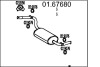 Глушник вихлопних газів кінцевий MTS 01.67680 (фото 1)